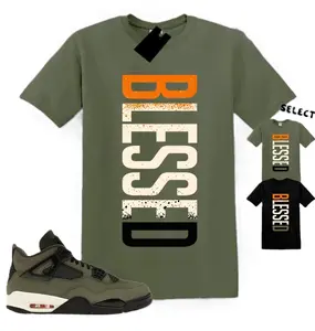 4 OG Olive Unisex Shirt, Military Green Shirt to Match AJ 4 OG 2025 Sneaker, Gildan 5000 Unisex Shirt, 100% Cotton, Unique Graphic Tee, Comfortable Everyday Wear