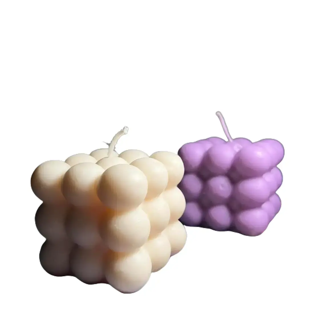 Bubble Cube Candle Decor Freshener - Freshening Tool with Bubble Design for Home Decor
