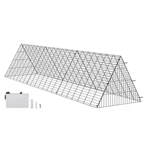 fathersdaygift  VEVOR Chicken Tunnels, 118.1x 28x 24.2 inch (LxWxH) Chicken Tunnels for Yard, Portable Chicken Tunnels for Outside Easy Installation, Chicken Coop Run, Suitable for Chickens, Ducks, Rabbits