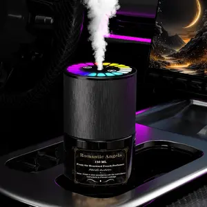 Smart Car Air Freshener Diffuser with Music Synced Ambient Lighting, Automatic On and Off Function, Aromatherapy Device Designed for Cars Homes Offices and Bedrooms to Freshen Air and Enhance Interior Atmosphere