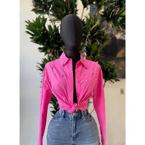 Caitan Rhinestone Blouse