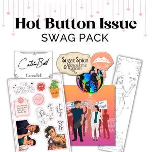 Merch Only Bundle: Hot Button Issue - Includes Art, Stickers & Bookmark