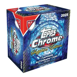 2025 Topps Chrome MLS Soccer Sapphire Edition BOX ***MUST BE OPENED LIVE