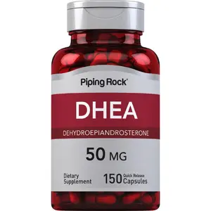 Piping Rock DHEA 50 mg | 150 Capsules | For Men and Women | Dehydroepiandrosterone Supplement | Non-GMO, Gluten Free