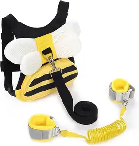 3-in-1 Toddler Safety Harness Backpack & Anti-Lost Wrist Leash for Kids Outdoor