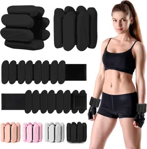 Wrist Weights, 2Pack Wearable Wrist Ankle Weights for Women & Men, Adjustable Arm and  Weights,  Weighted Bangles for Walking Yoga Pilates Running Dance Gym 2lb