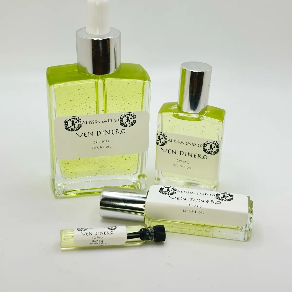 Ven Dinero | Alissia Said So ritual oil, ritual oil for At-Home Spiritual Practice - Fragrance, Scented Perfume Aroma decor
