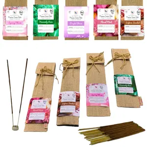 Sacred Scented Incense Sticks Kit | Natural & Organic for Pooja, Meditation, and Relaxation | Choose from 6 Captivating Aromas