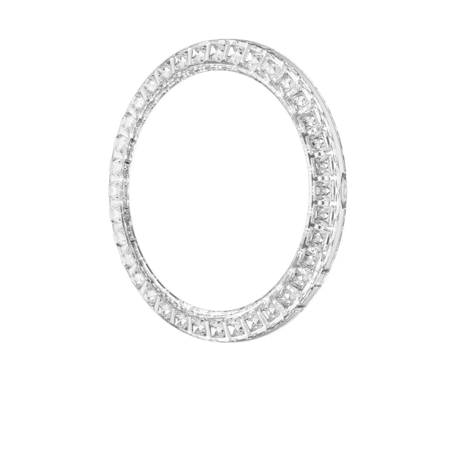 Transparent White Diamond [Modified Bezel - Diamon