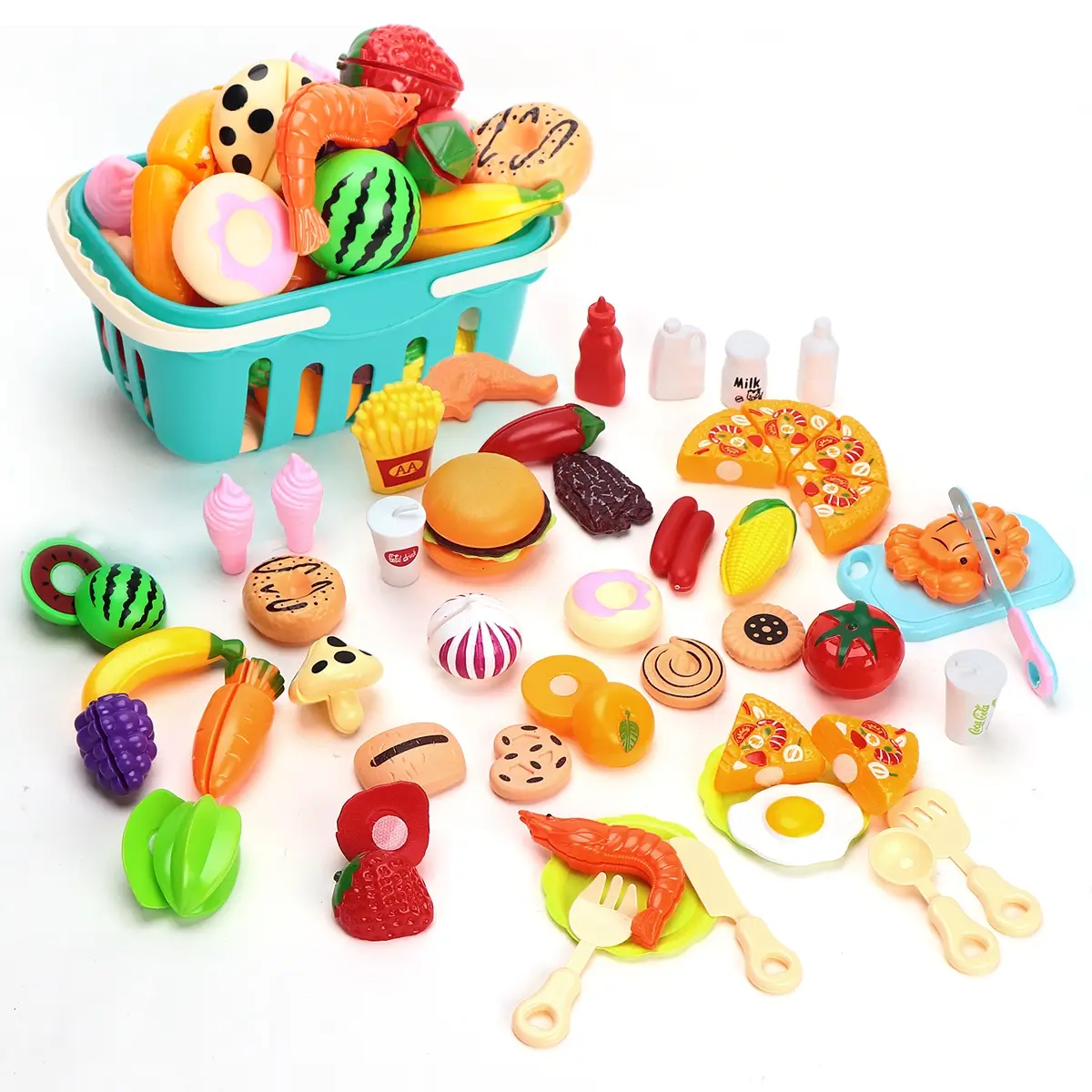 Random Color Simulated Food Toy, Pretend Play Food Toy, Kitchen Accessories, Fine Motor Skills Toy, Preschool Accessories