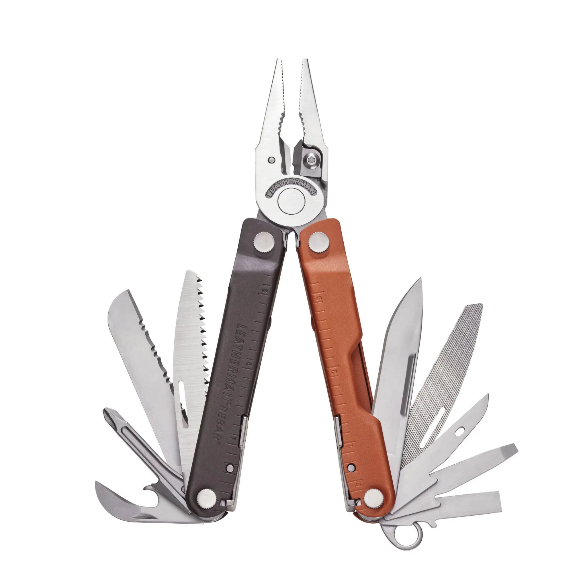 Leatherman Rebar® 17-in-1 Multi-Tool with All-Locking Tools and Stainless Steel Construction Leatherman Rebar® 17-in-1 Multi-Tool with All-Locking Tools and Stainless Steel Construction