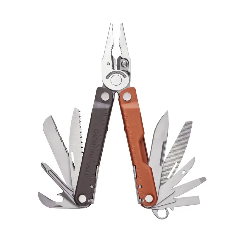 Leatherman Rebar® 17-in-1 All-Locking Stainless Steel Multitool with Wire Cutters, Tools and Gadgets, Contoured Pro-Level Grip, Stainless Steel Resists Rust and Wear, Corrosion-Resist for EDC Gear, DIY Maintenance