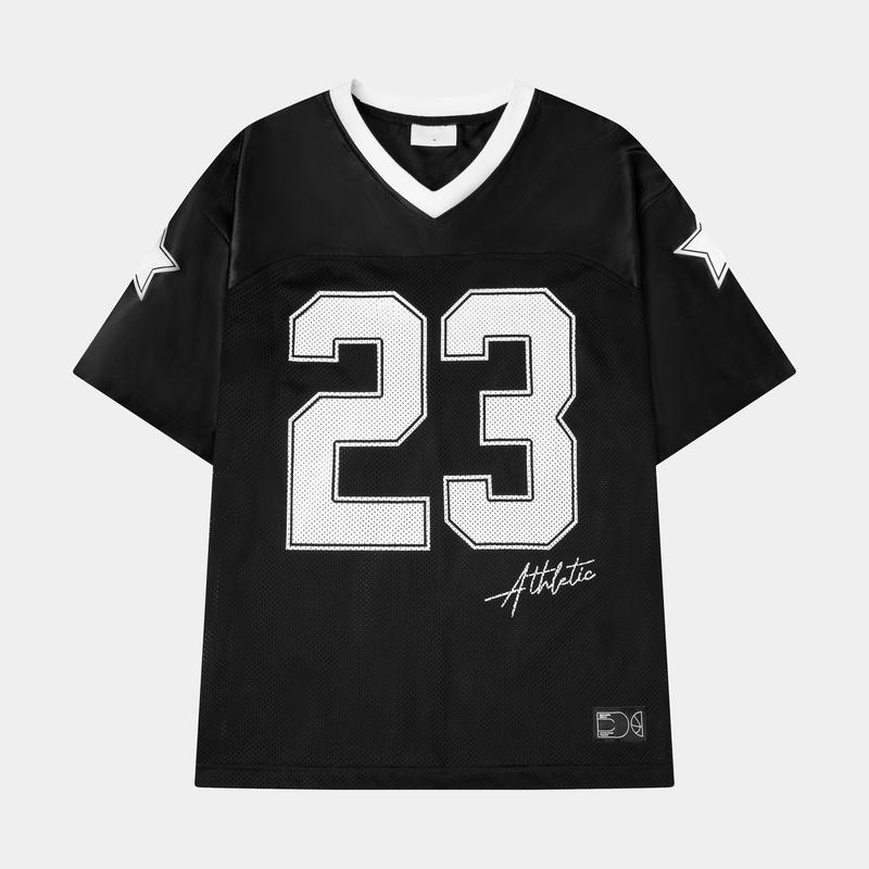 Hot Unisex 23 American Football Jersey Street Hip-Hop, Oversized Athletic Jersey for Summer Casual Wear