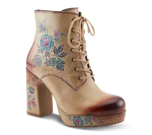 L'Artiste by Spring Step Leather Boots - Messapica