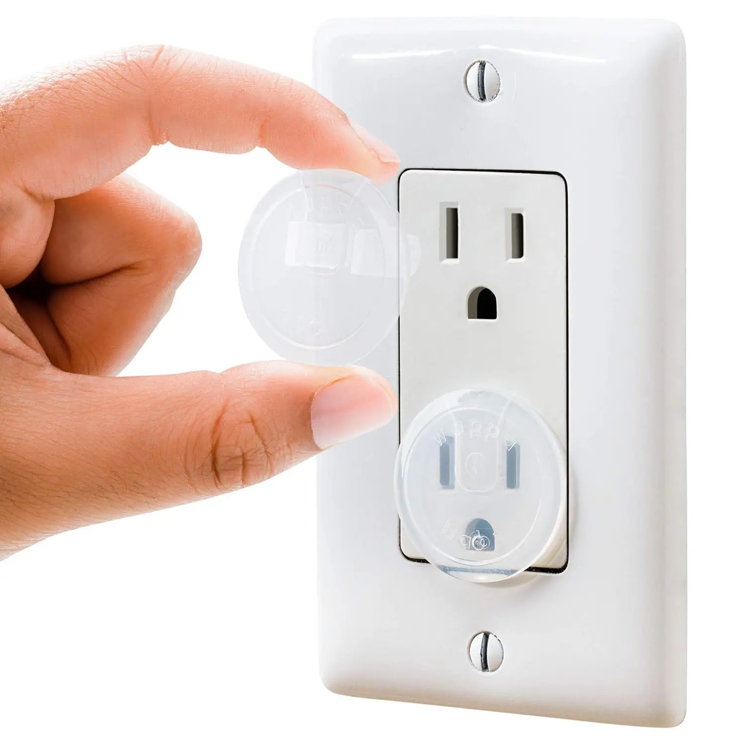 Clear Outlet Covers (50 Pack) Value Pack – Safety Outlet Plug Covers – Durable & Steady – Proof Your Outlets Easily