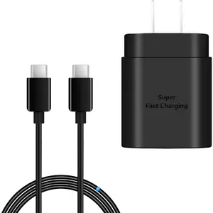 25W USB-C Super Fast Charger for Samsung Galaxy,Type-C Android Phone Charger Block with 5FT Fast Charging Cord for Galaxy S23 Ultra/S23/S23+/S22/S21/S20/Note 10/20/Z Fold/Flip/A13/A14/Pixel/moto