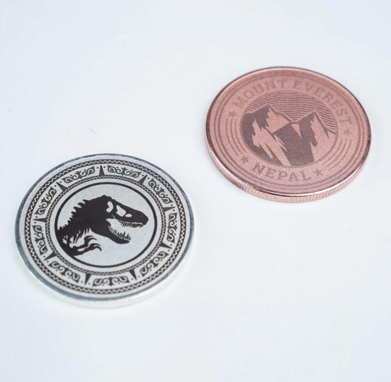 Creality 3-Color Blank Commemorative Coins for Laser Engraver (6pcs)
