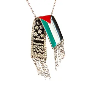 Palestine Keffiyeh Necklace - 3 options - Gold or Silver