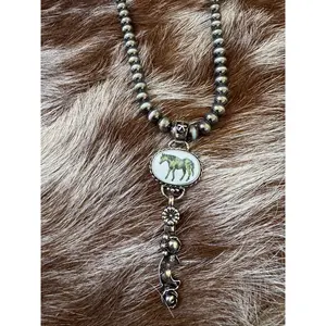 Horse & Saddle Necklace