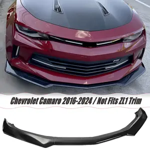 MUTUSAISI Front Lip Splitter Fit For Chevy Camaro 2016-2024 Air Chin Body Kit Accessories