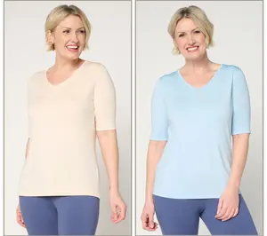 Denim & Co. Active Cool to the Touch 2-Pack Tops