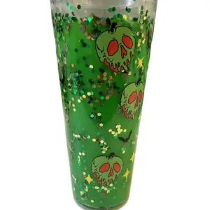 Poison Green Apple Snow globe Tumbler USB Rechargeable