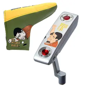 Funny Pattern Putter Head for Golf, Easy to Replace, Improves Speed and Accuracy, Aiming Line for Newbies, Choose Your Style, Golf Accessories