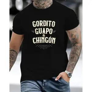 Summer t Shirts Chubby, Handsome and Awesome - Funny Mexican T-Shirt