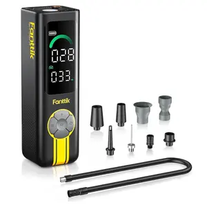 Fanttik X10 Cross Tire Inflator Portable Air Compressor, Fast Inflation/Deflation Air pump, 150PSI Cordless Inflator with Light and Power Bank, Ideal for Car, Bike, Air Mattress, Kayak, Swimming Ring