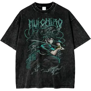 Muichiro Tokito Anime Shirt, Demon Slayer Vintage T-Shirt, Gift For Fan Manga, Gift For Men, Gift For Women, Crew Neck T-shirt, Trending T-shirt