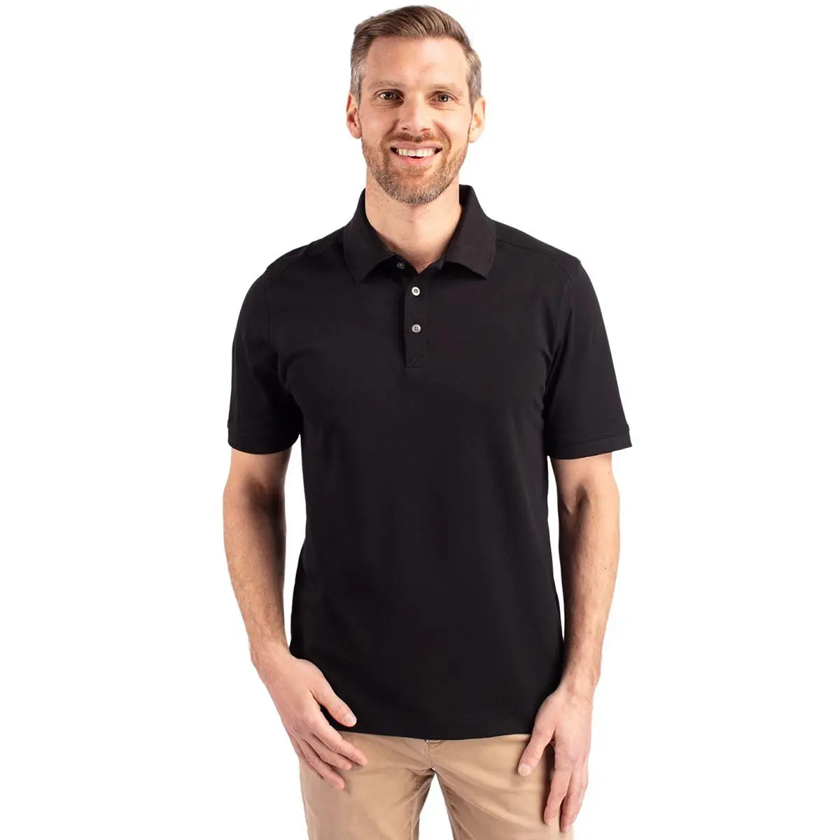 Cutter & Buck Advantage Tri-Blend Pique Mens Big and Tall Polo Shirt