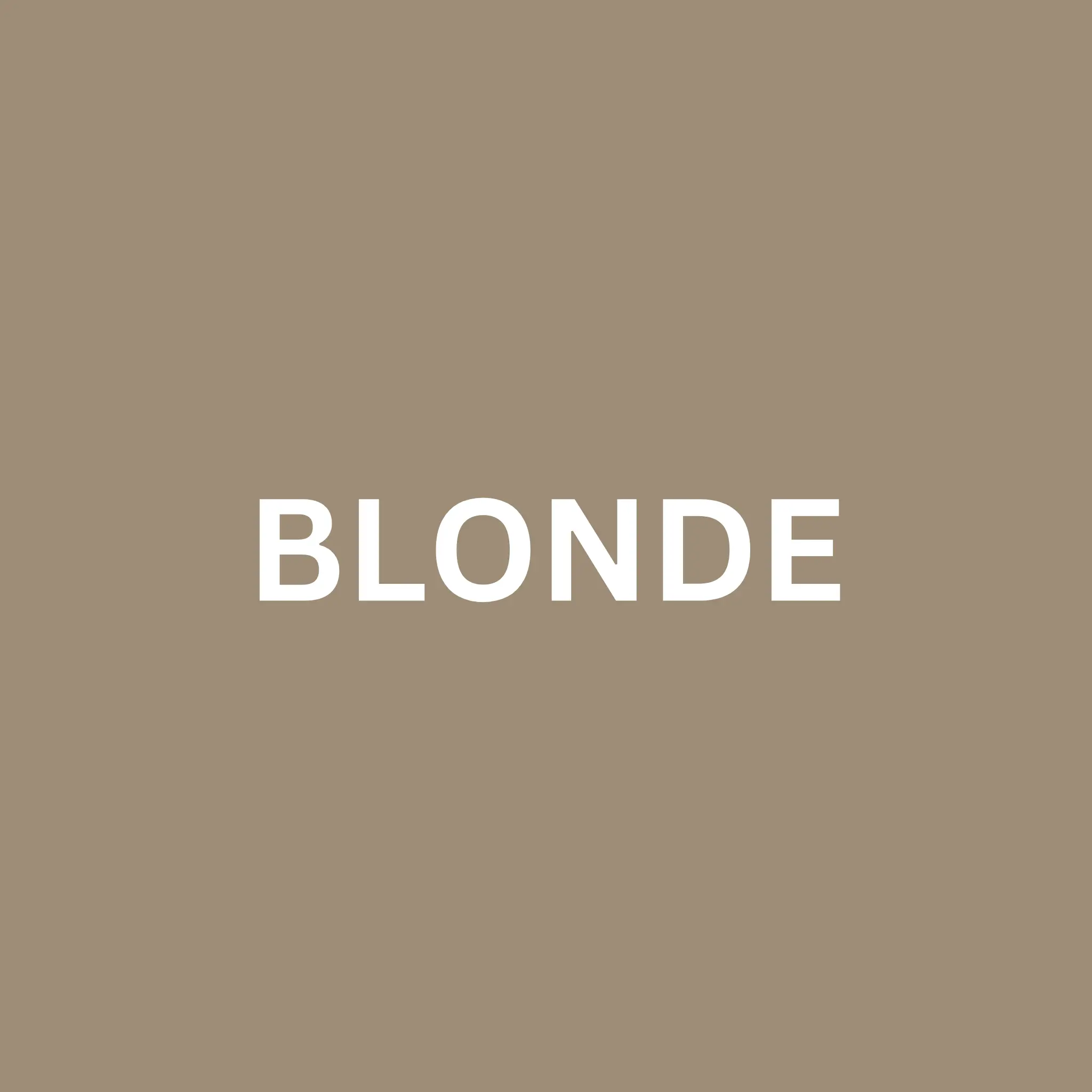 BLONDE