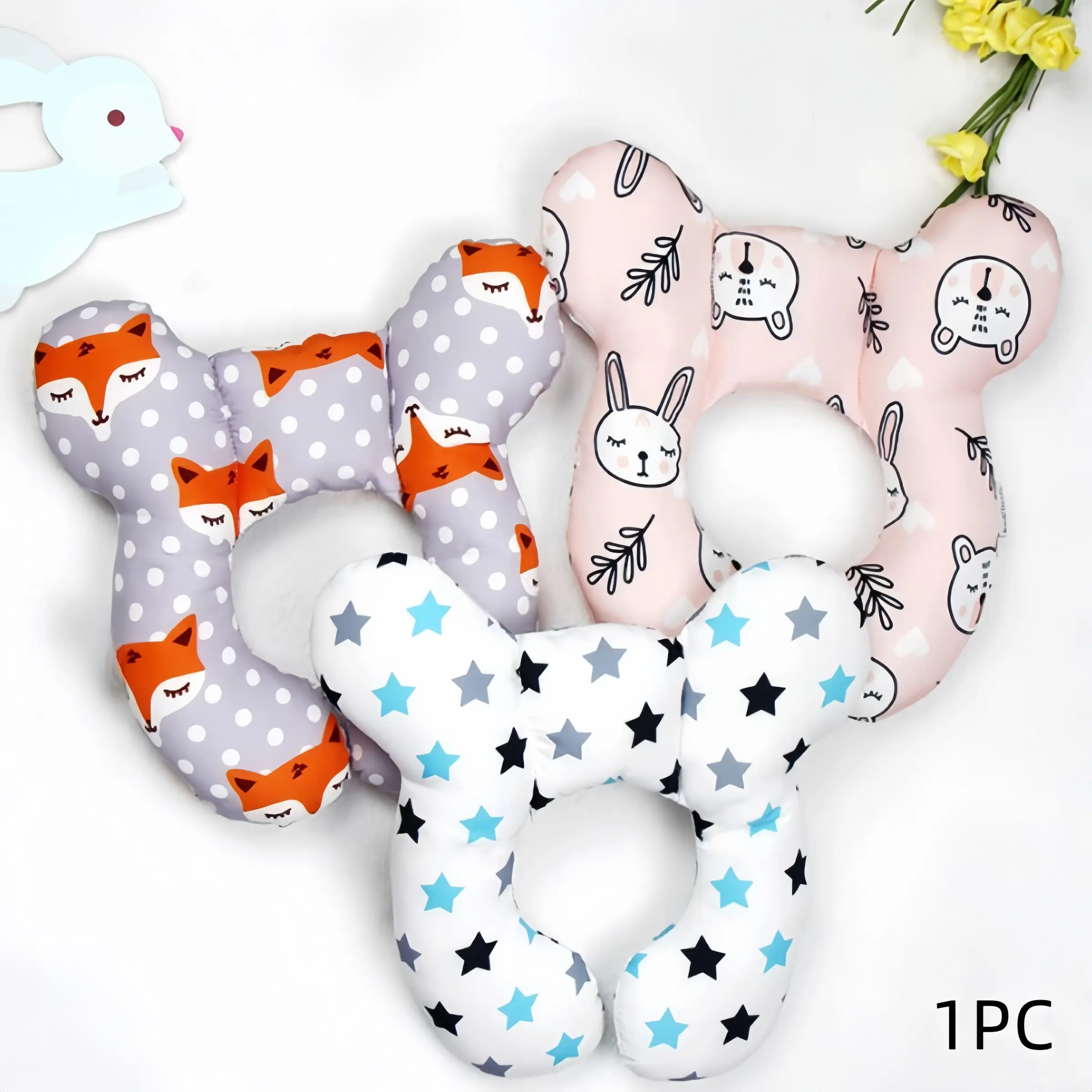 1Pc Baby Newborn Travel Pillow Baby Neck Pillow Sleeping Pillow Baby Head Support for Car Seat, Pushchair, Baby Neck Support for Birthday, Christmas, Thanksgiving and Easter Gifts, Car Seat Attachment