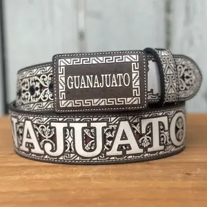 Guanajuato Laser Cut Personalized Western Belt | Made in Mexico