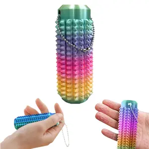 Little Ouchies Fidget Toys,Pain Stim Fidget Toy Reduce Stress for Adults, Stress Relief Fidgeting Anxiety Relief Pain Stim,Spiky Fidget Keychain for Anxiety and Stress Reduction, Novelty Gifts for Friends, Fidget Gadget, Stress Relieving Accessory