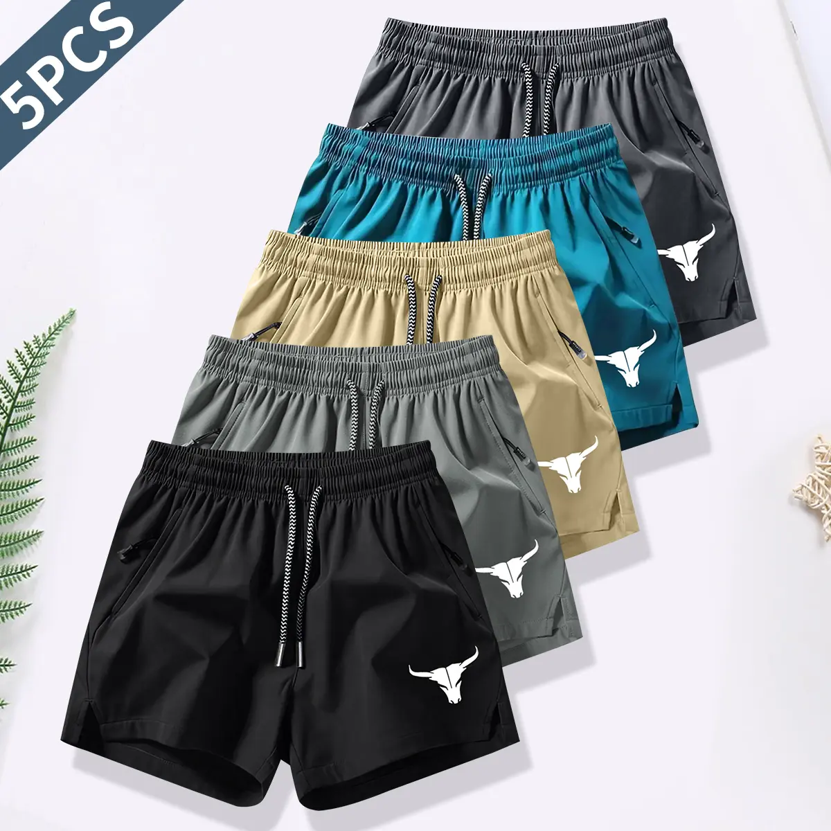 Black - Light Gray - Khaki - Lake Blue - D