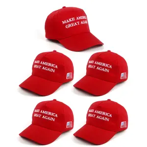 5× Trump 2024 Hat MAGA Hat Donald Make America Great Again USA Flag Baseball Cap