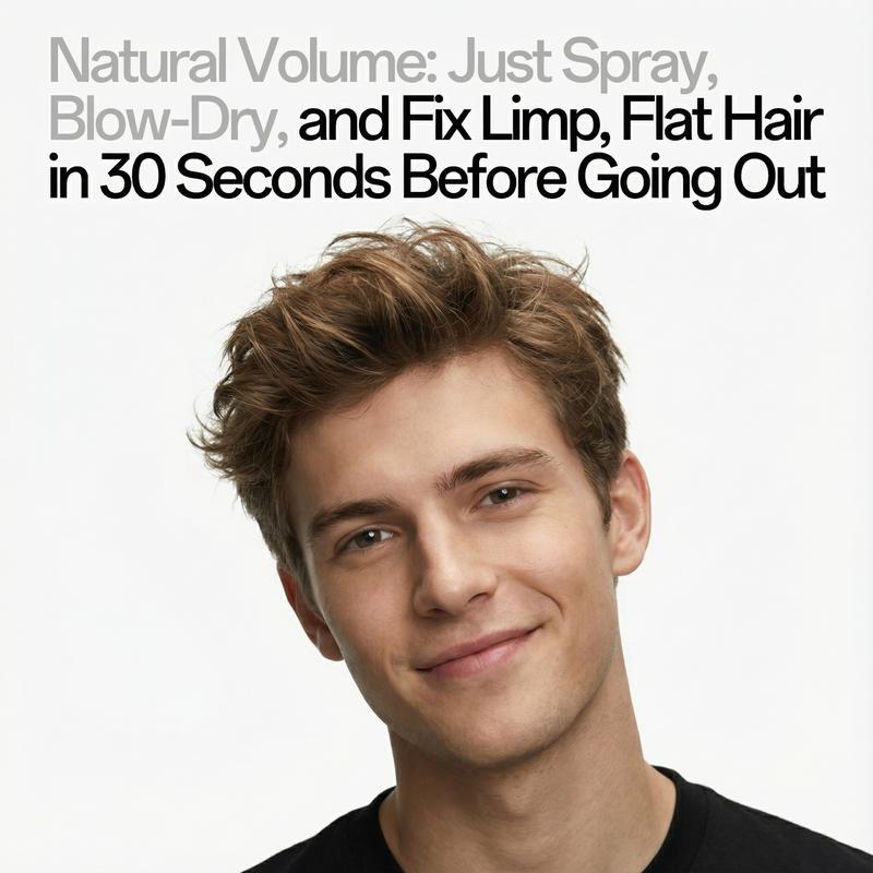 ApexFlow Instant Hair Root-Lifting Volume Spray-Gentle, Effective, Soluble Collagen,Nourishing Ingredients, Root Lift, Volumizing, Non-Greasy, Pleasant Scent, for Fine/Thin/Limp Hair