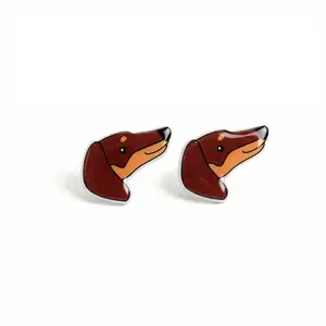 Dachshund Stud Earrings