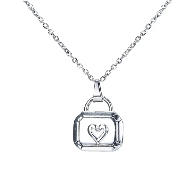 GTHIC Heart Pendant Necklace for Women Couples, Daily Wear, Anniversary Birthday Gift, Adjustable 45+5cm Stainless Steel Chain, Durable Tarnish Resistant, Elegant Casual Jewelry