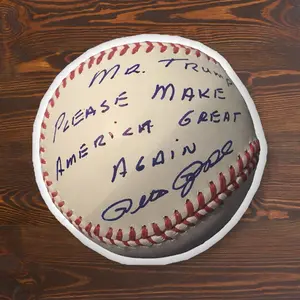 Pete Rose Baseball For Trump - Pillow