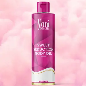 Sweet Seduction Body Oil, 4oz, with Apricot, Jojoba, Avocado Oils & Vitamin E Oil, Fast-Absorbing, Nourishes and Hydrates Skin, Body Care, jasmine and saffron layer Fragrance Moisturizer Hydrating Moisturizing