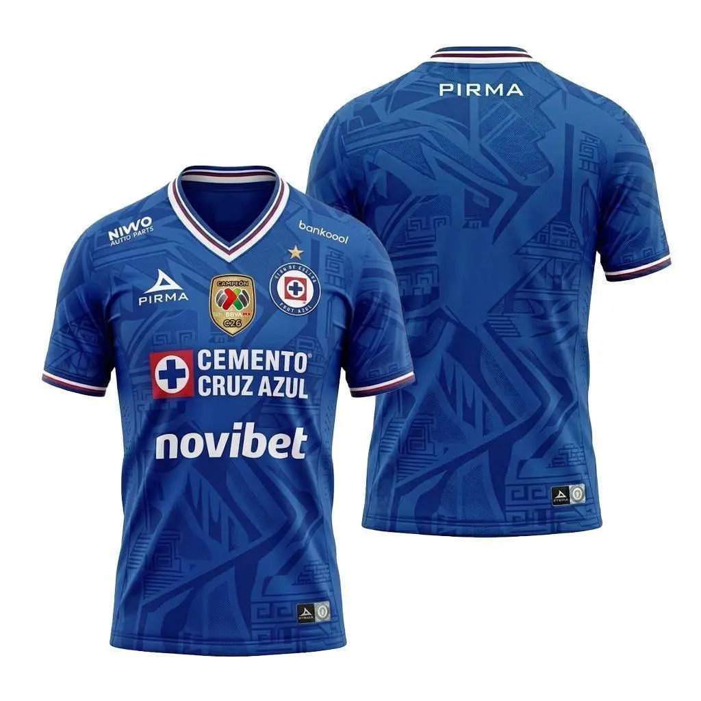 Cruz 26/27 Home Jersey Shirt, MX Short Sleeve Soccer Jersey Shirt for Men and Women, Fan Edition, Gift for Him