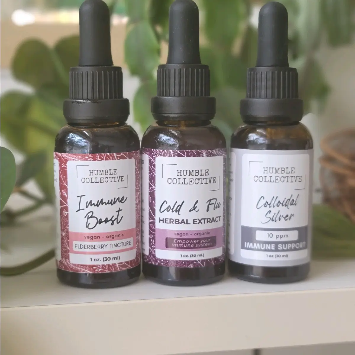3-Pack Immune Wellness Trio: Colloidal Silver, Cold & Flu, and Immune Boost