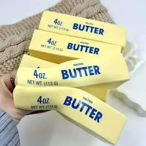 1/4pcs Super Soft Squishy Butter Stick Stress Toy | Slow Rising Sensory Fidget, Non-Toxic, Perfect Easter Gifts & Party Favors for Teens