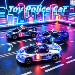 Electric Police Cruiser Toy Car, Realistic Lights and Sounds, Battery-Powered, Suitable for Ages 3+, Birthday Gift, Blue//Motorized Police Cruiser Toy Police Car - Realistic Lights, Sounds & Motorized Feature - Ages 3 and Up police car toy police car ride