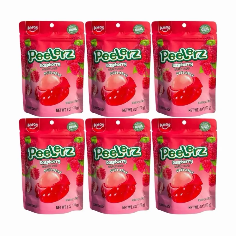 Peelerz Rasperry 6-pack - 6 oz bags