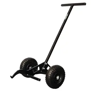 Omni Tool Grate Lifter Trolley (Model 39113) - 22" x 28" Floor Grates Handler, ft Lever Operation, Safe Lift, Steel Tube Construction for Home Improvement, Building Supplies, Foot Lever