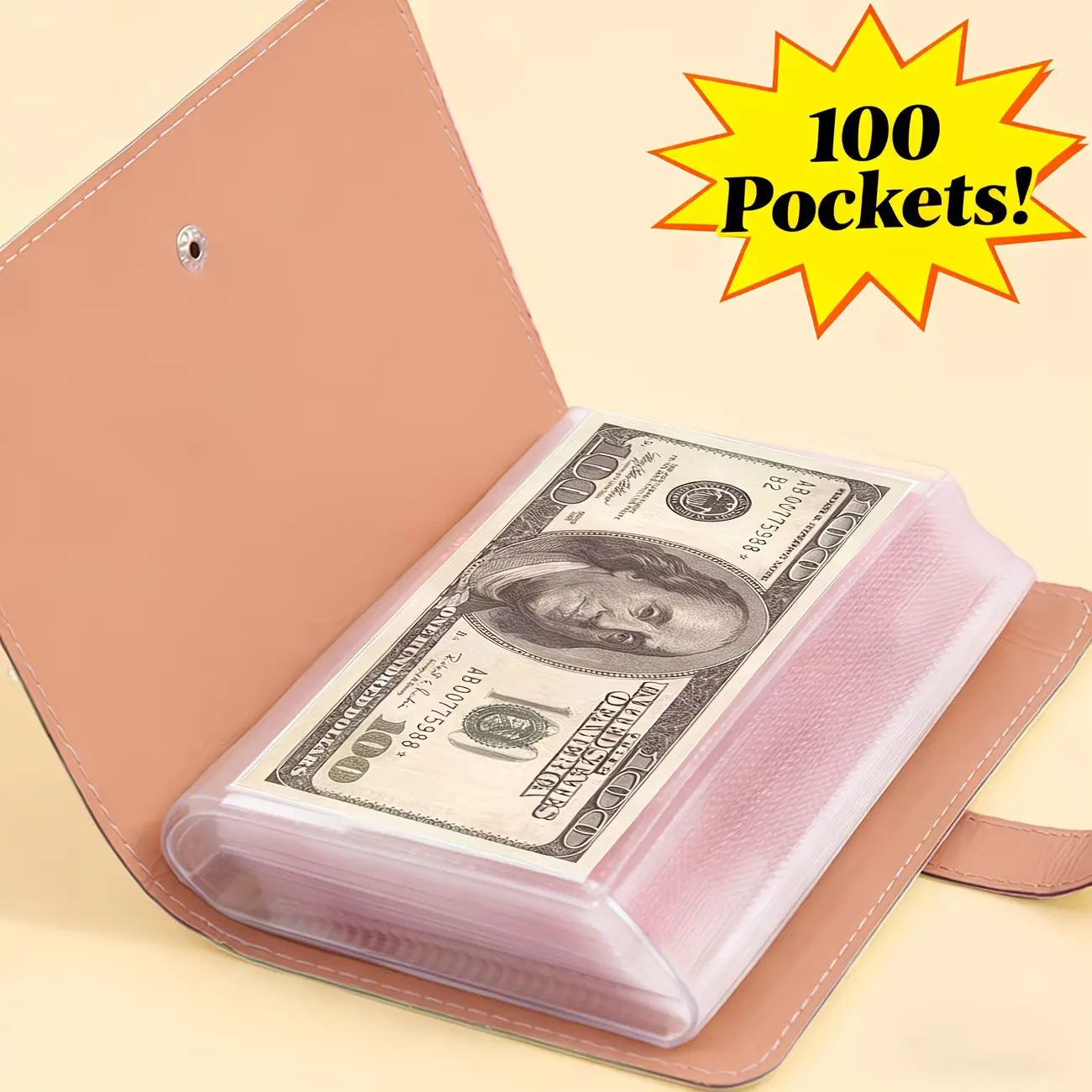 Money Saving Challenge Book – A6 PU Budget Notebook for Cash, Bills & Financial Planning