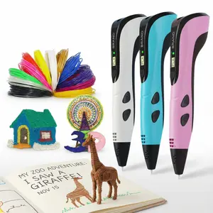 Children's gifts, children's toys Colorful USB-C Charging 3D Printing Pen 3D pen for kids Professional 3D Printing Pen Children's Puzzle DIY Drawing Pen Graffiti Stereoscopic Drawing Latest Upgraded Version Stability  Ideal Gift for Birthday Christmas